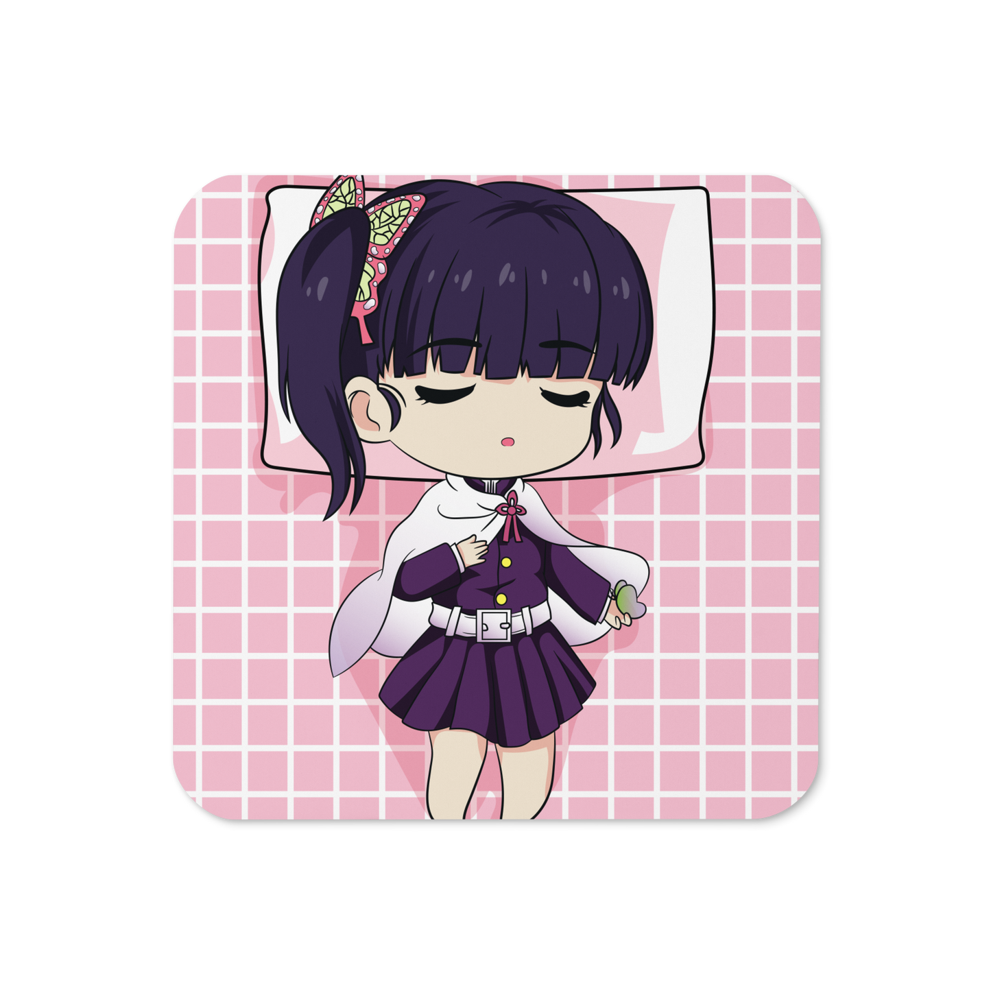 Sleepy Kanao Tsuyuri Cork-back coaster