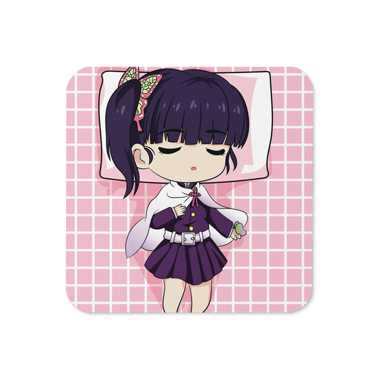 Sleepy Kanao Tsuyuri Cork-back coaster