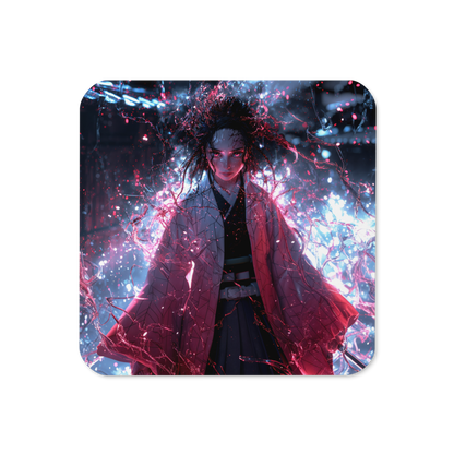 Realistic Nezuko Kamado Liquid Water Rain Cork-back coaster