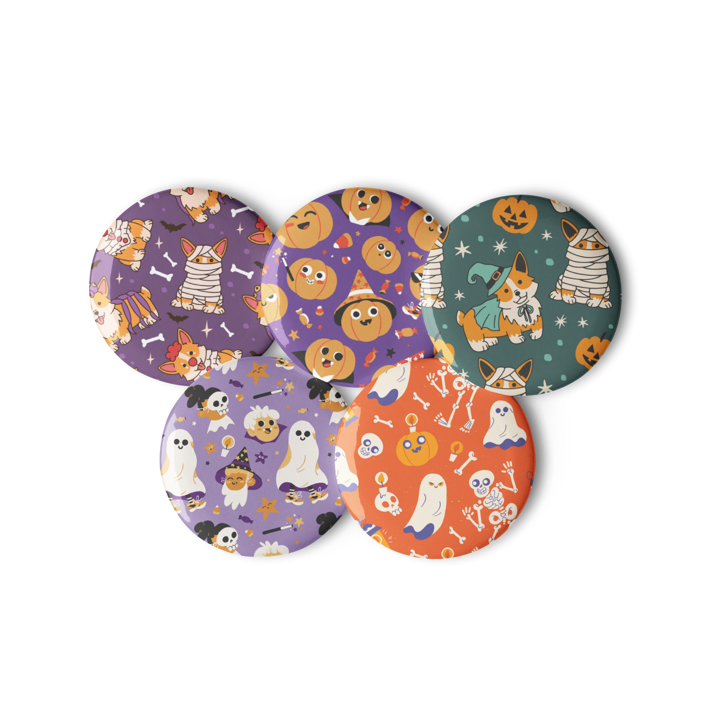 Halloween #2 Pin Set of 5