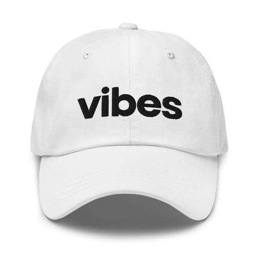 "vibes" embroidered Cap - Collected Vibes