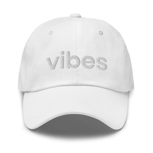 "vibes" embroidered Cap - Collected Vibes