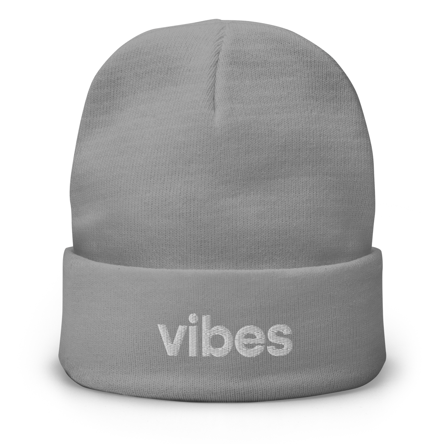 "vibes" embroidered Beanie - Collected Vibes