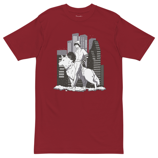 Boy with Wolf Heavyweight Tee - Collected Vibes