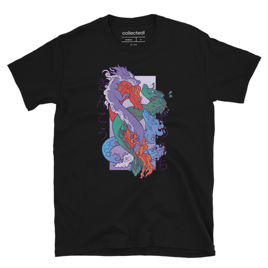 4 Dragon Elements Unisex T-Shirt - Collected Vibes