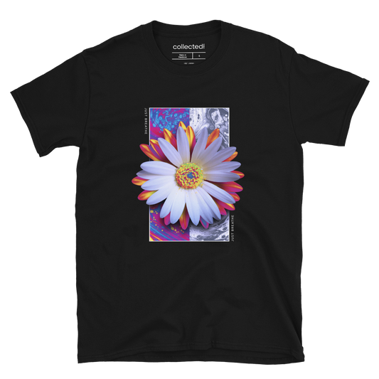 Holographic Flower Unisex T-Shirt - Collected Vibes