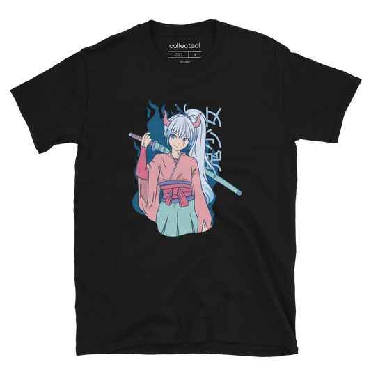 Girl with Katana Unisex T-Shirt - Collected Vibes